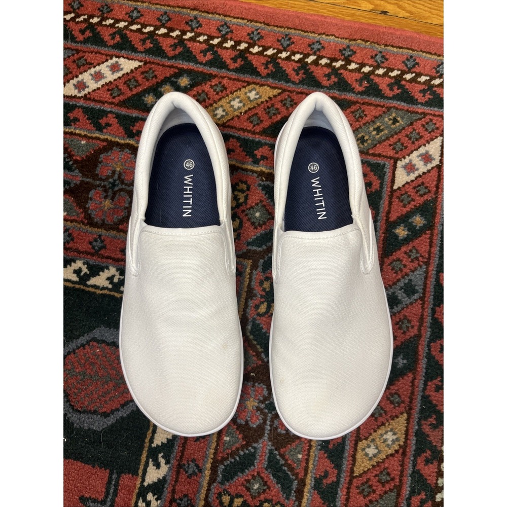 WHITIN Men's 46 Wide Toe Box Slip on Barefoot Shoes | Minimalist Sneakers  Zero